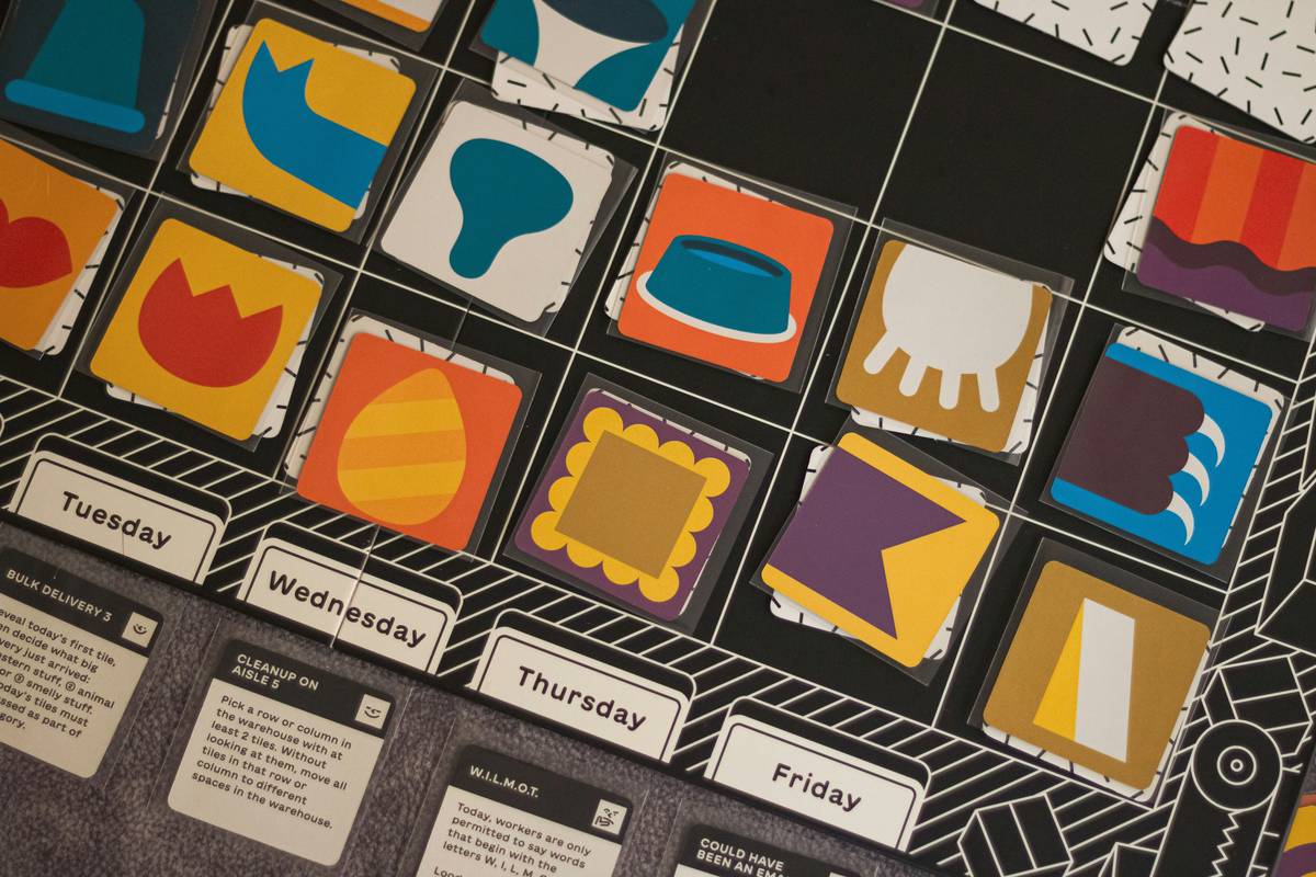 Creative puzzle storage ideas using modular themed cabinets in an escape room setting